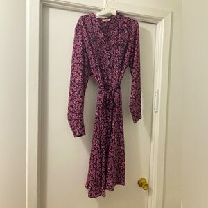 Black and pink dress